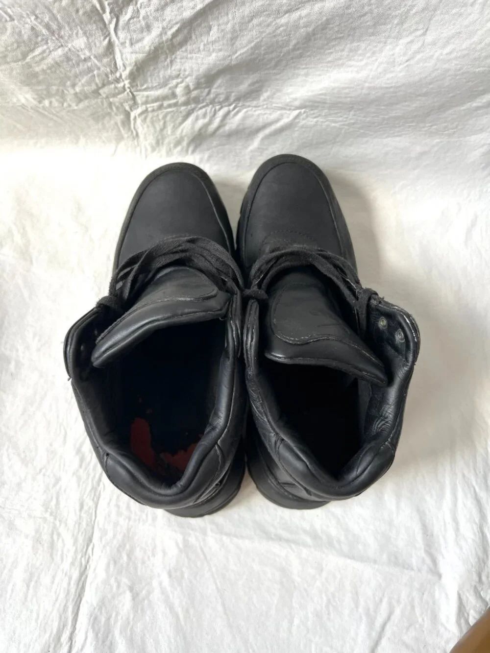 Nike Air Max Goadome boots US mens 12 triple black leather ACG lace up sneaker